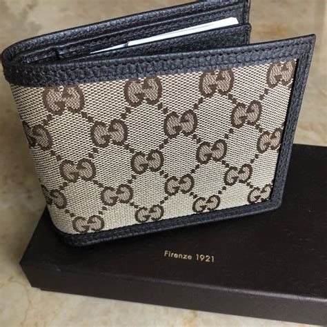 gucci wallet on sale mens|gucci trifold wallet for men.